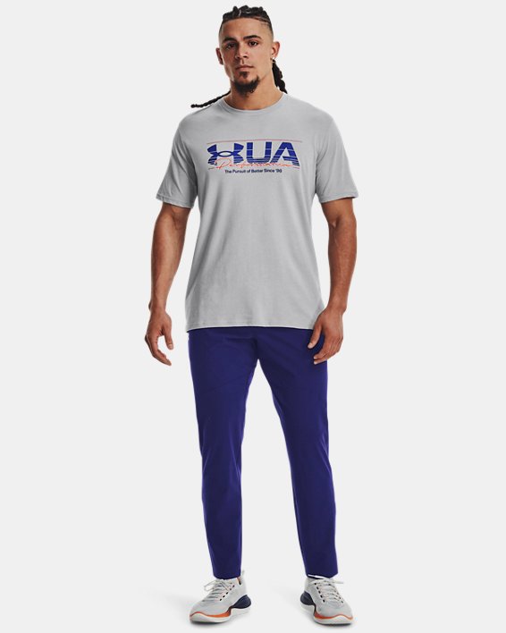 Men's UA Stretch Woven Pants, Blue, pdpMainDesktop image number 2
